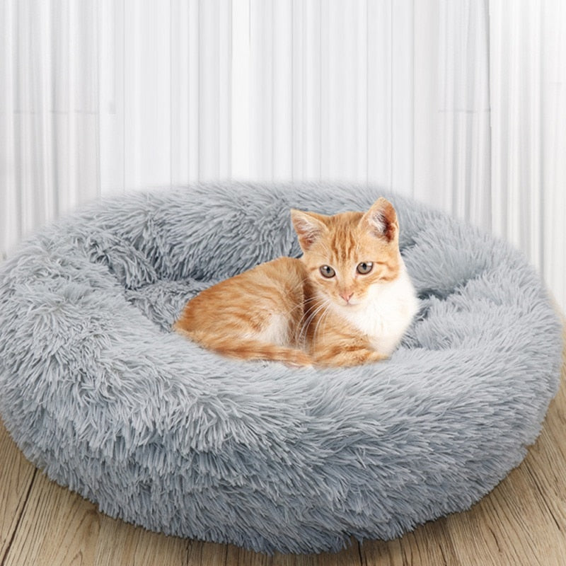 Cama para Perros Súper Suave – cama Acolchada para Gatos, Camas para Perros Grandes,pequeños y gatos, Cojín Redondo.